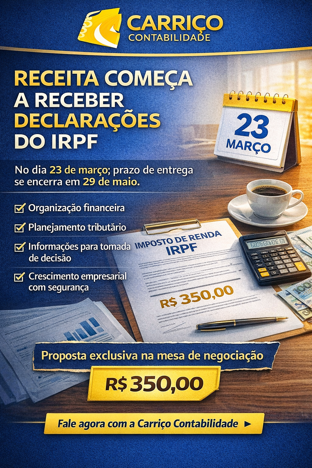 DECLARAÇÃO IMPOSTO DE RENDA 2026